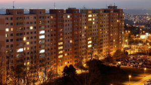 bloc apartamente noaptea