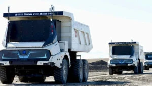 camioane de minerit complet autonome și electrice