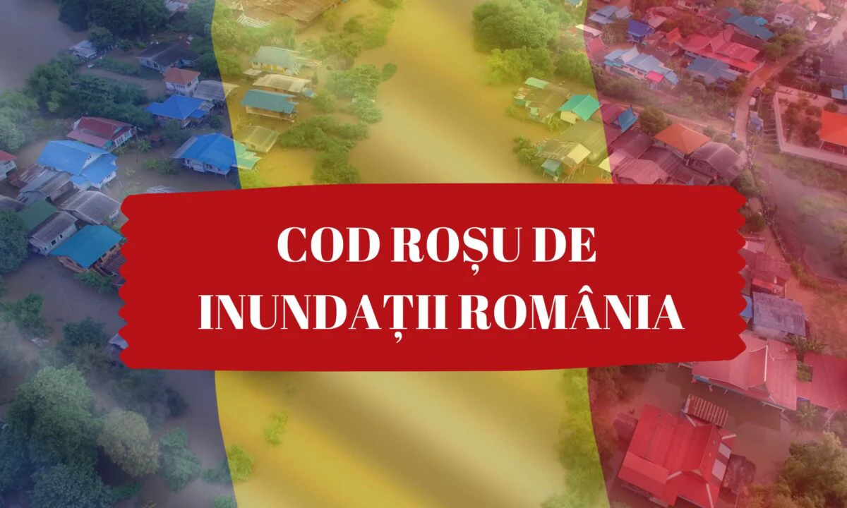 Cod Roșu de inundații extins în România. Hidrologii avertizează asupra viiturilor violente