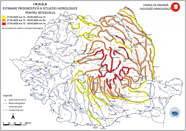 cod rosu inundatii