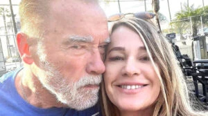 Arnold Schwarzenegger si Nadia Comaneci