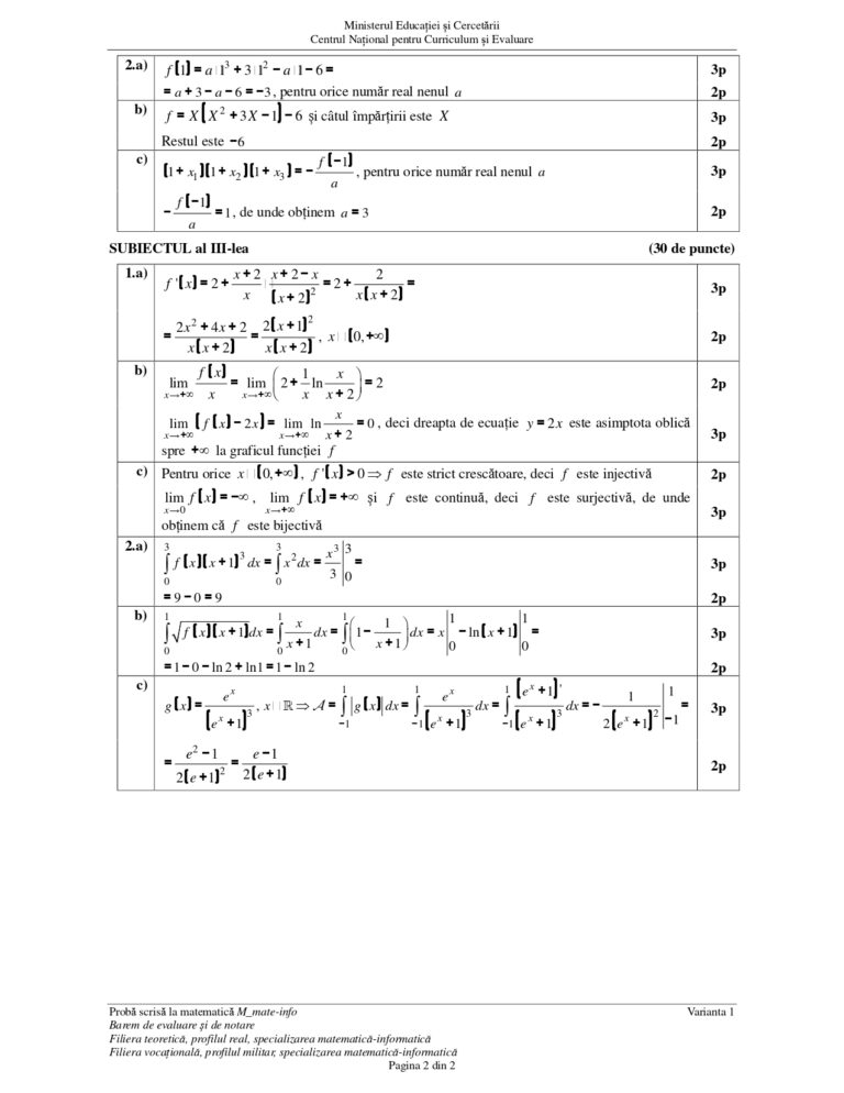 Barem mate-info