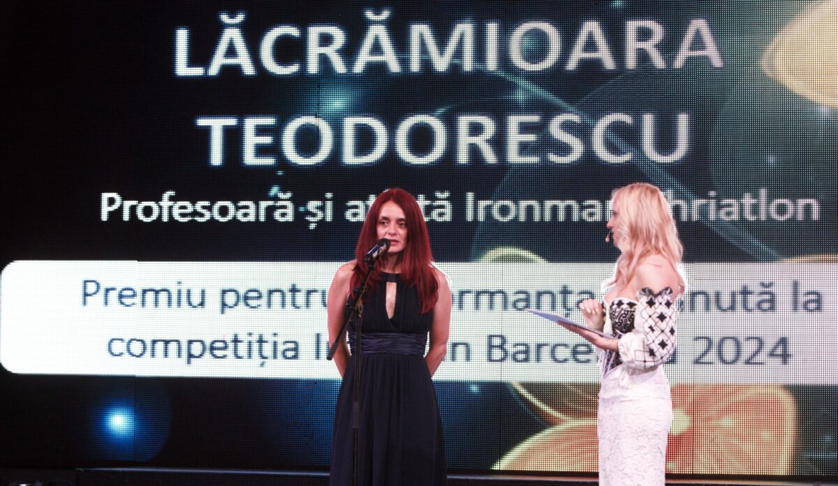 Gala Capital. „Ironwoman” Lăcrămioara Teodorescu: „Îmbin pasiunea pentru sport cu implicarea socială”