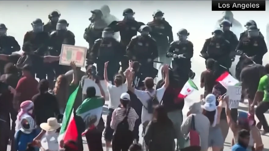proteste los angeles