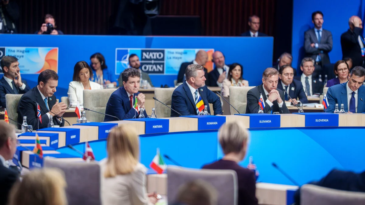 Nicusor Dan la summitul NATO