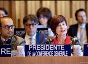 Simona-Mirela Miculescu președintele Conferinței generale a UNESCO Sursa: Arhiva