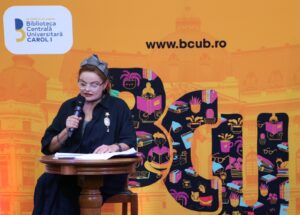 Conf. univ. dr. Mireille Rădoi, directorul Bibliotecii Centrale Universitare „Carol I”