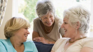 femei, pensionare, familie, prietene