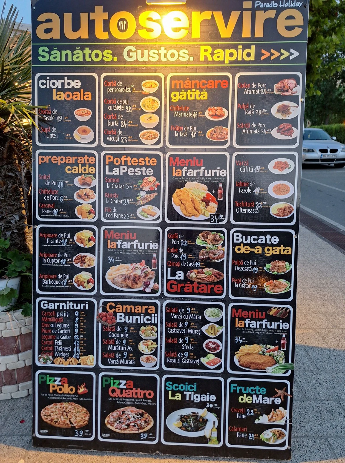 lista preturi mamaia