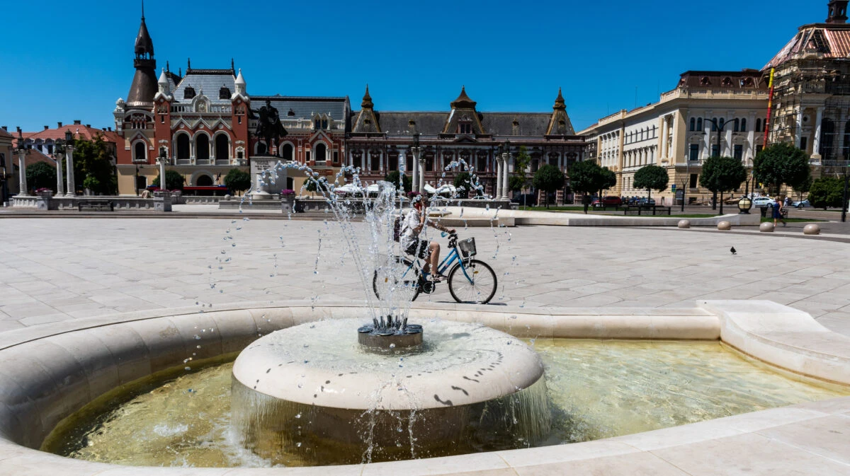 oradea, fantana arteziana, centru