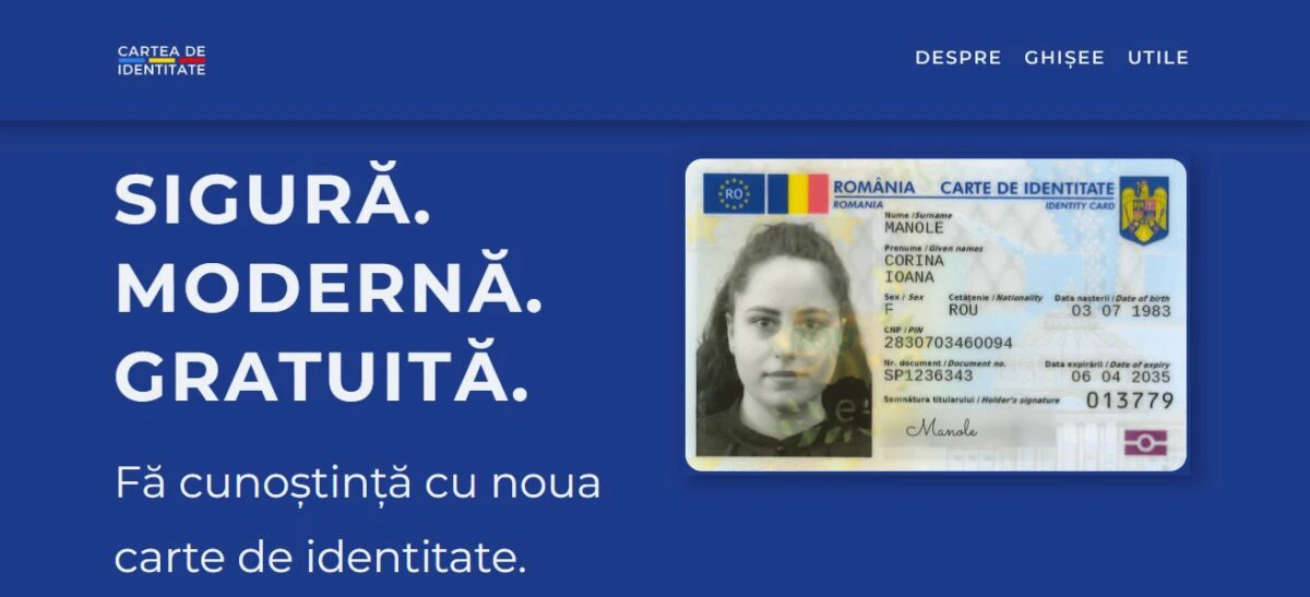 platforma carte de identitate