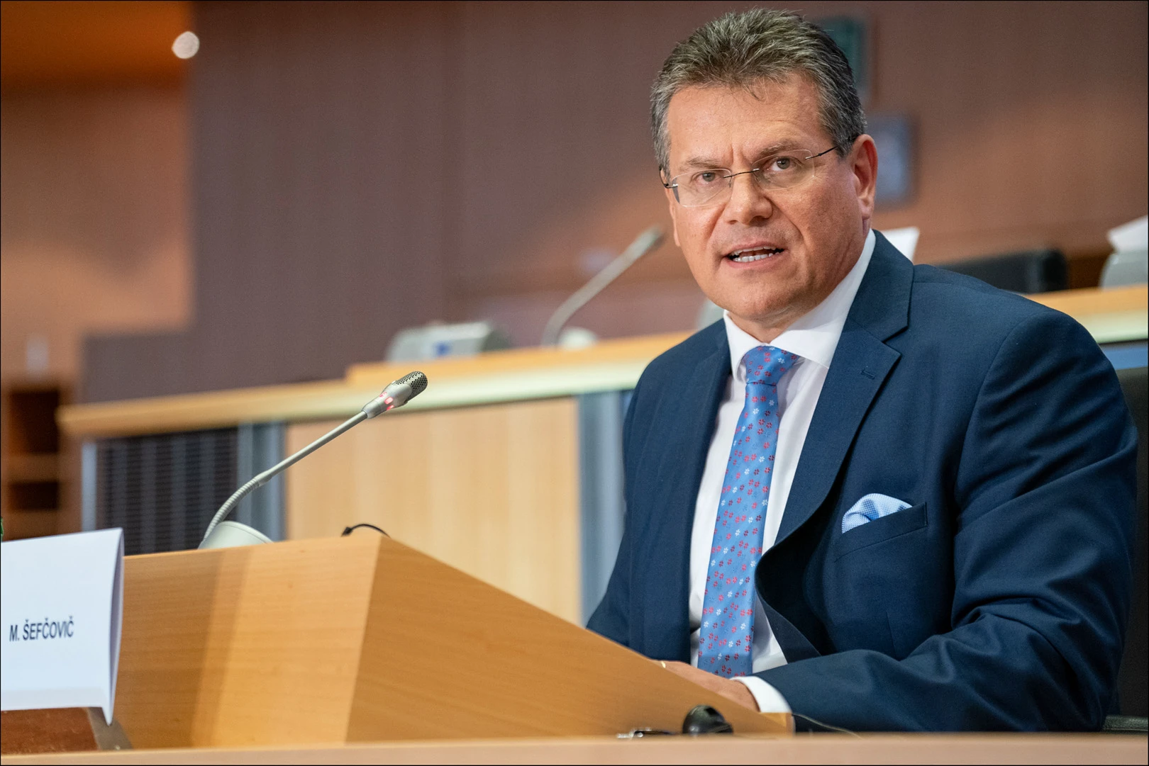 șeful comerțului UE, Maros Sefcovic.