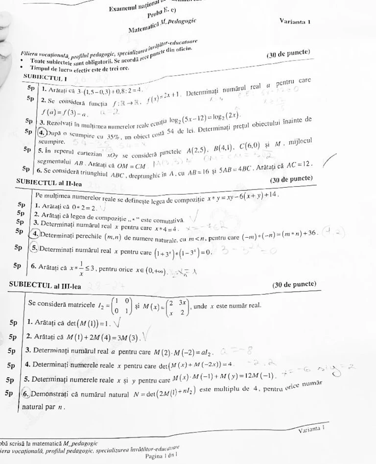 subiecte mate bac 2025