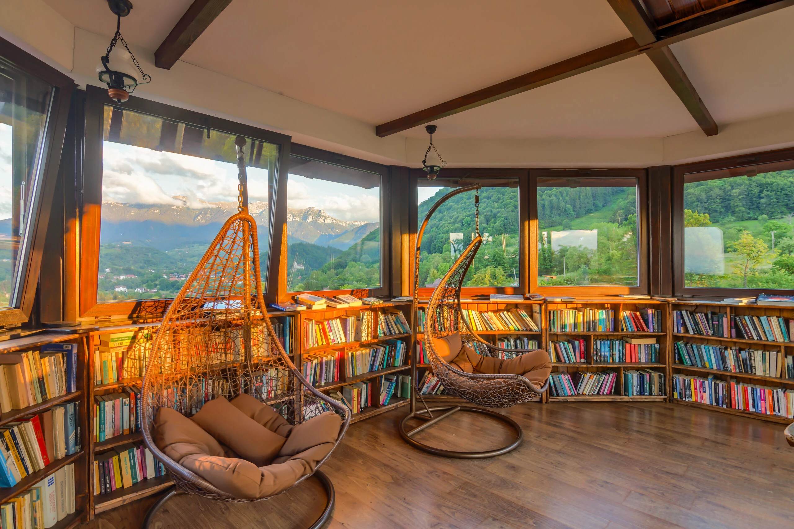 Transylvanian Inn, biblioteca