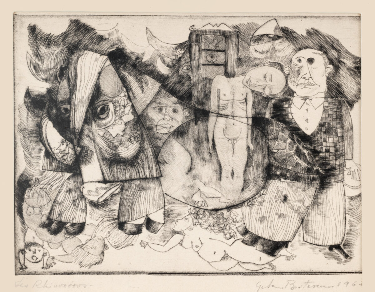 Les-Rhinoceros-III_Geta-Brătescu