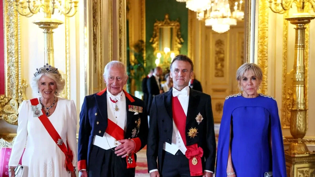 Macron, în vizită de stat la Londra. Regele Charles salută prietenia franco-britanică