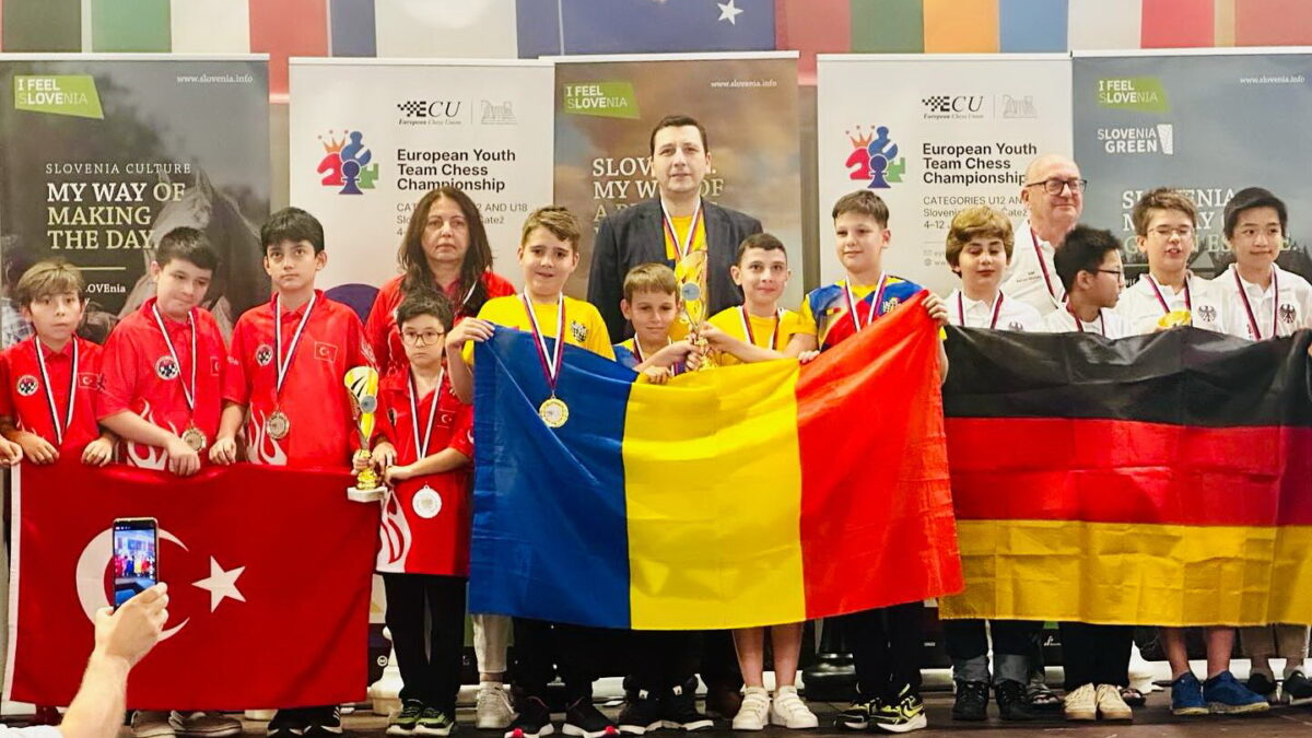 România, Campioană Europeană la Șah, Categoria Under 12! Tinerii șahiști aduc aurul acasă după o competiție strălucită în Slovenia
