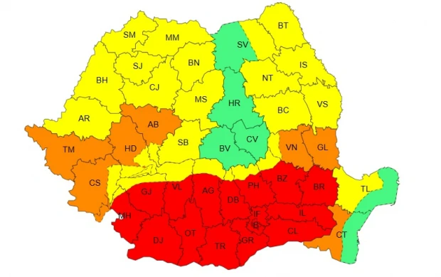 cod roșu ANM