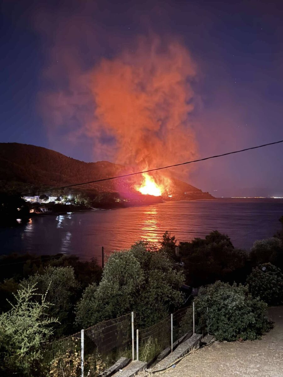 incendiu Thassos