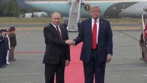 Donald Trump, Vladimir Putin in Alaska