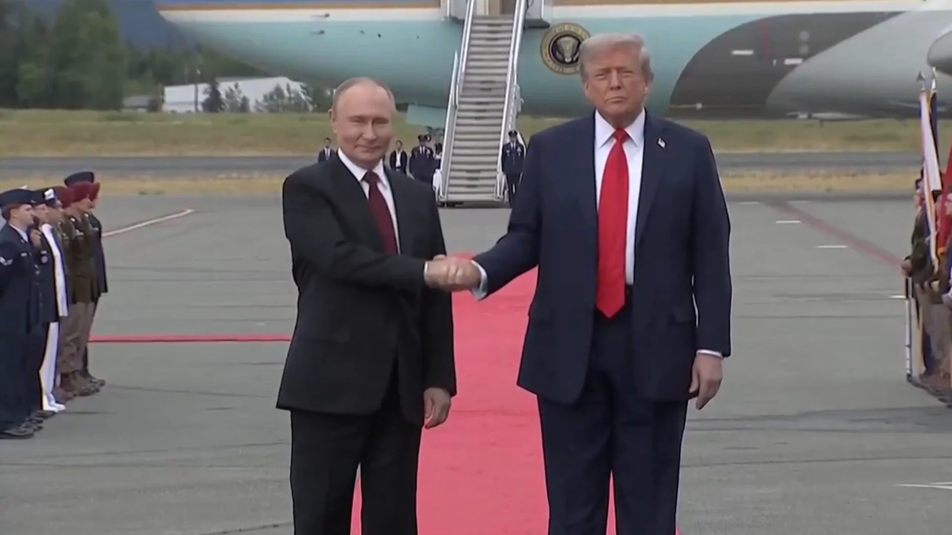 Donald Trump, Vladimir Putin in Alaska