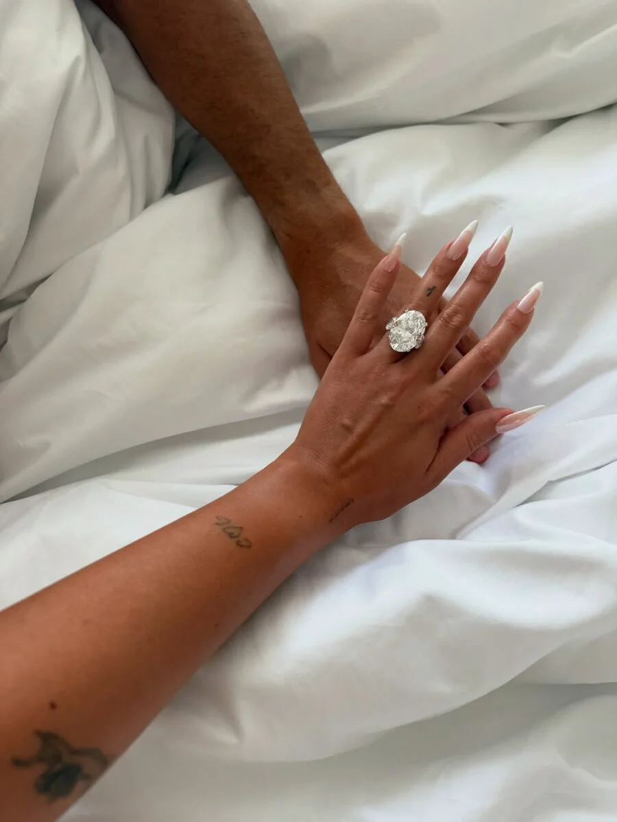 Inel de logodna primit de Georgina Rodriguez de la Cristiano Ronaldo