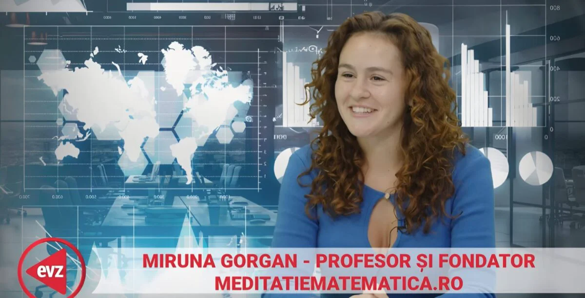 Pasiune, dedicare și afacere educațională. Cum a construit Miruna Gorgan proiectul meditatiematematica.ro. (Video)