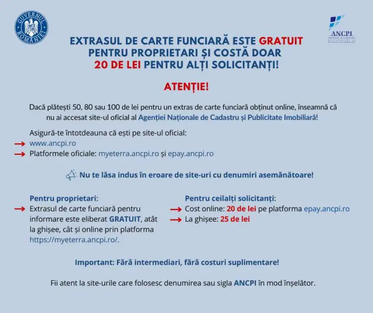 Ce este un extras de carte funciară și pentru ce este necesar. Ghid ...