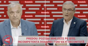 Jurnalistul și istoricul Dan Andronic și fostul adjunct al SIE, Silviu Predoiu (sursă foto: captură „HAI România”)