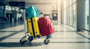 turism, aeroport, bagaje