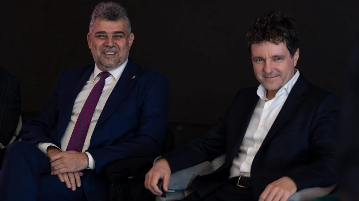 Nicusor Dan și Marcel Ciolacu