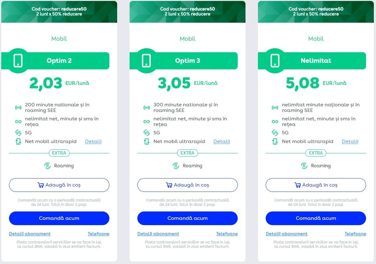 Oferta portare DIGI
