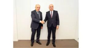 Premierul Ilie Bolojan, întâlnire cu Andrius Kubilius - Comisar European pentru Apărare şi Spaţiu
