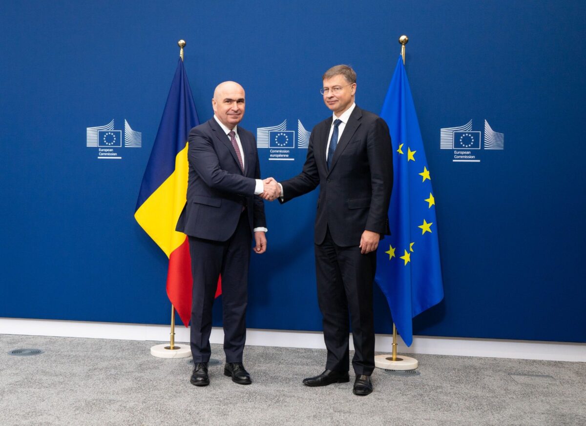 Ilie Bolojan, discuţie cu Valdis Dombrovskis, comisar european pentru Economie: Vom continua să lucrăm la reformele necesare
