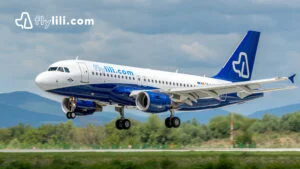 Un avion al companiei aeriene FlyLili