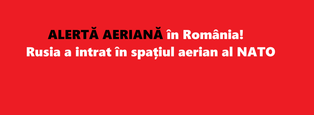 UPDATE Alertă aeriană în România! Mai multe drone rusești au fost detectate la granița cu Ucraina. Reacția Rusiei