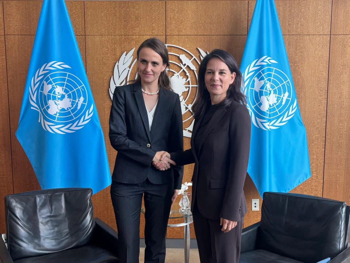 Oana Țoiu, întâlnire cu președinta Adunării Generale a ONU: România prioritizează pacea, drepturile omului și dezvoltarea durabilă