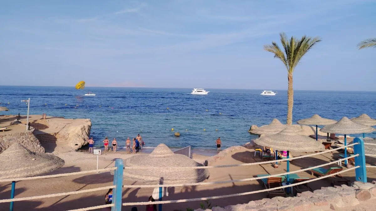 plaja Sharm, marea rosie