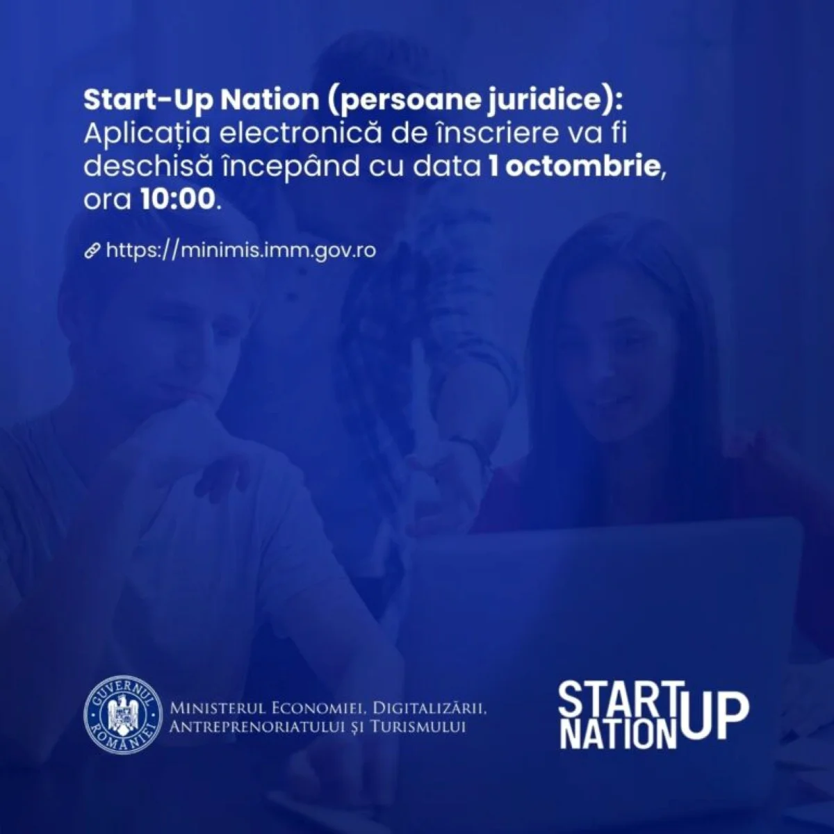 Mâine începe înscrierea la StartUp Nation! Finanțare nerambursabilă de până la 250.000 lei