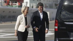 vizita Constanta, Nicusor Dan, Ursula von der Leyen 1