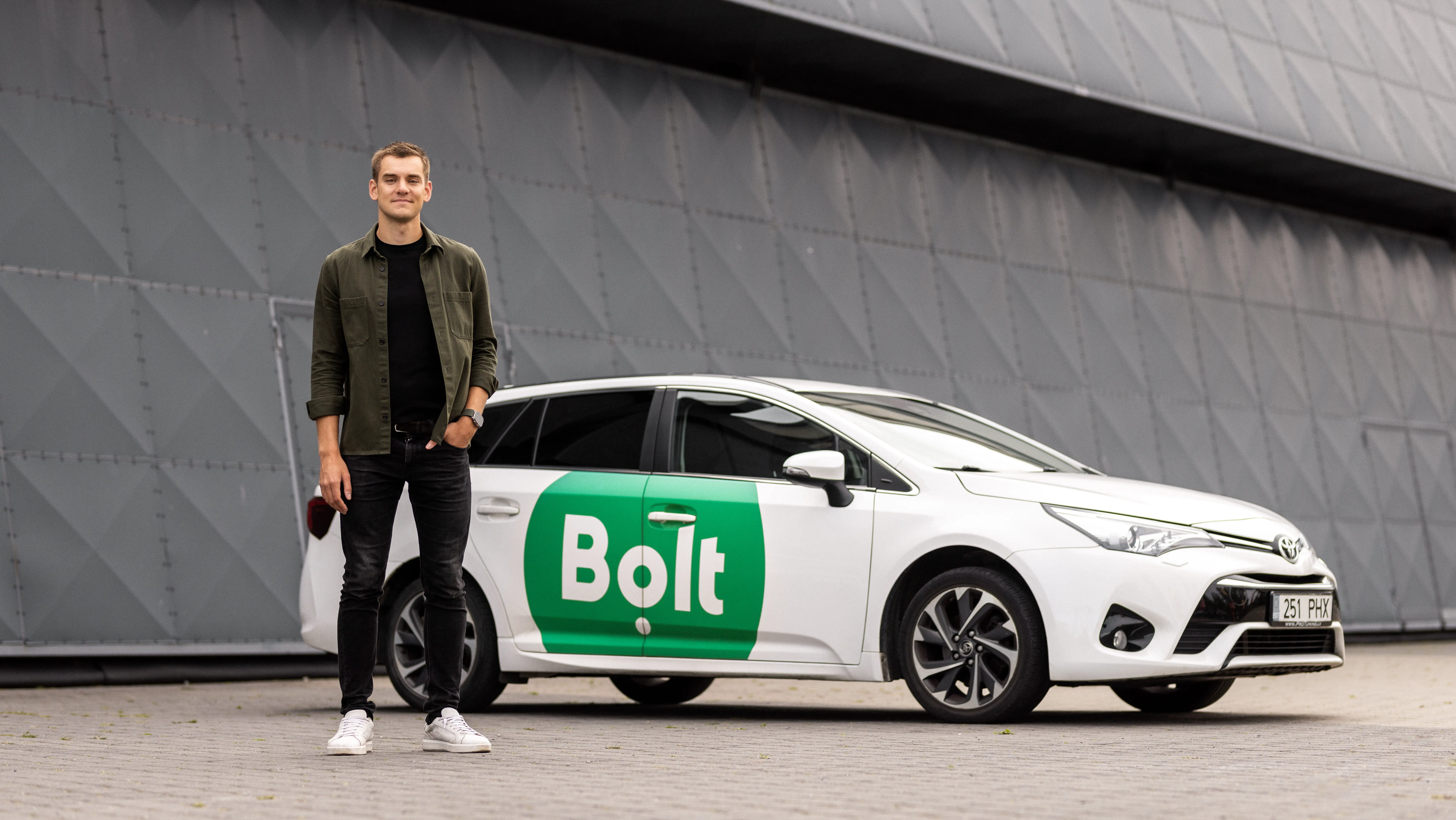 Markus Villig and Bolt car