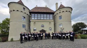 Castelul din localitatea Cetatea de Baltă a găzduit înfruntarea celor 22 de ospătari