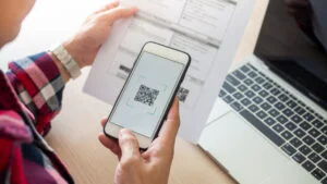 Cod QR pentru plata cu telefonul mobil