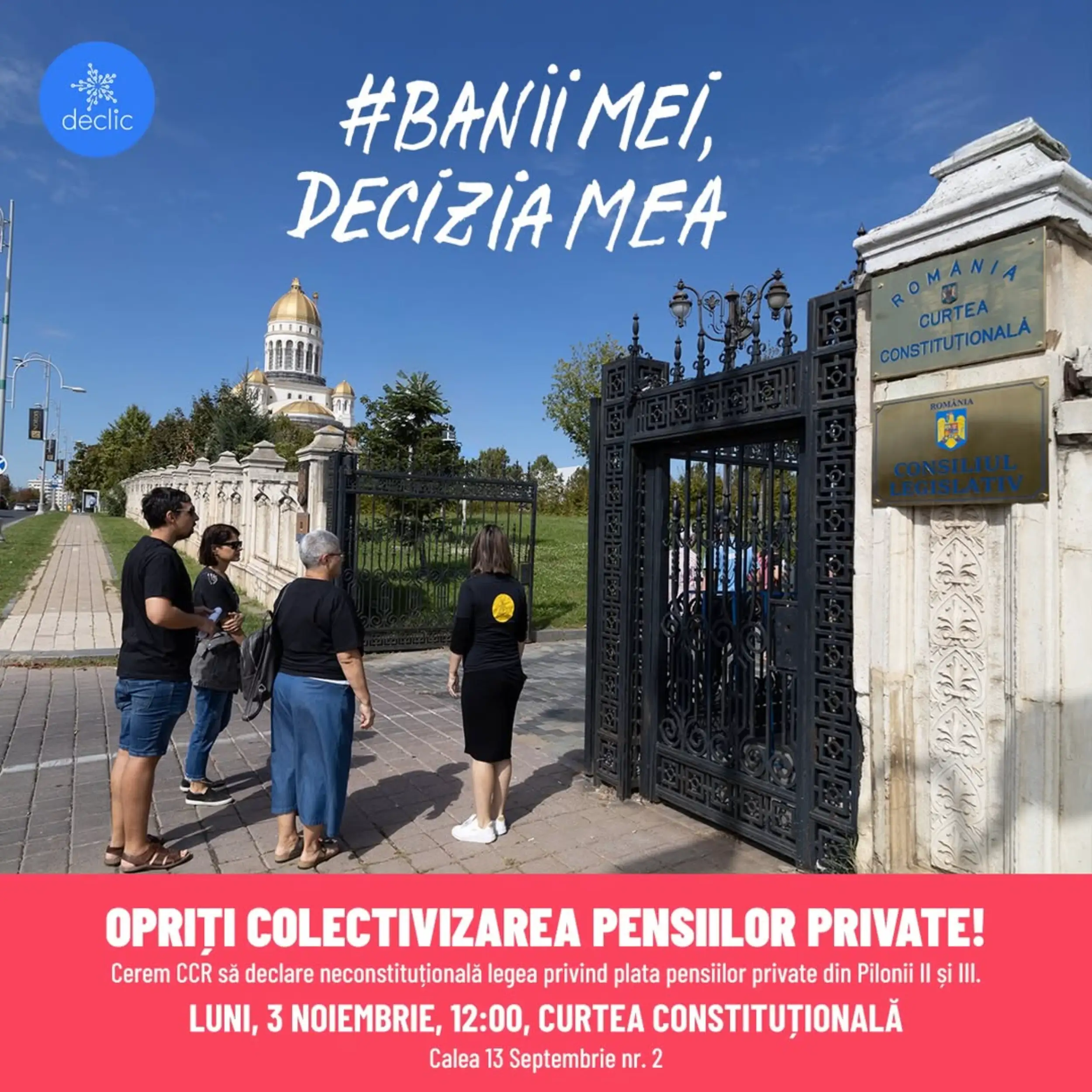Declic va depune un memoriu la CCR pentru ca românii să poată retrage liber banii din pensiile private