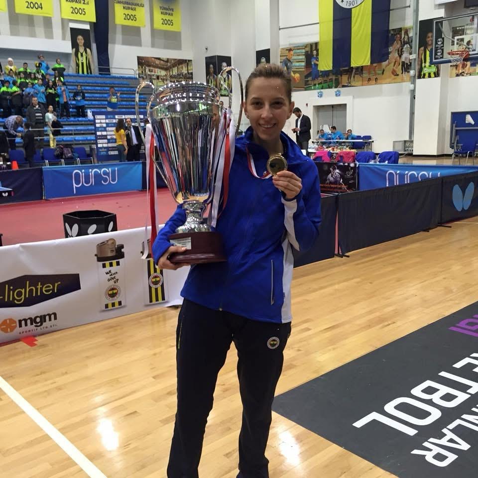 Eliza a câștigat primul titlul de Champions Leeague în 2015 cu echipa Fenerbahce, la care a revenit în acest sezon