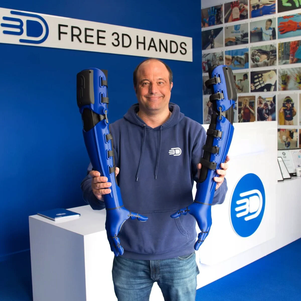 Mat Bowtell fondatorul Free 3D Hands