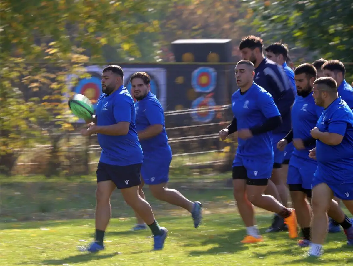 Iulian Melinte la antrenament - Foto Rugby Romania 1