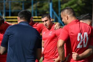 Iulian Melinte la antrenament - Foto Rugby Romania 2