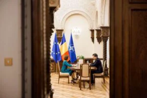 Maia Sandu, discuții cu Nicuşor Dan despre sprijinul oferit de România pentru aderarea R. Moldova la UE