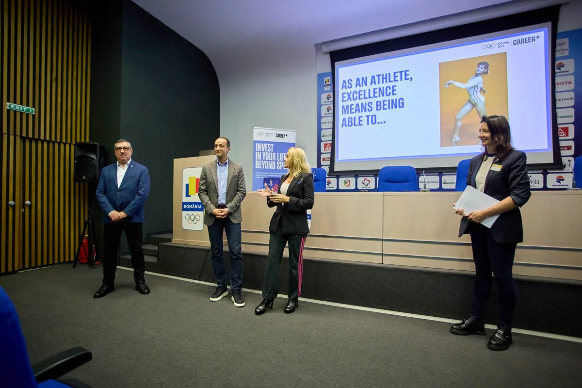 Nadia Comăneci la Athlete 365, Power Up Your Future, COSR2